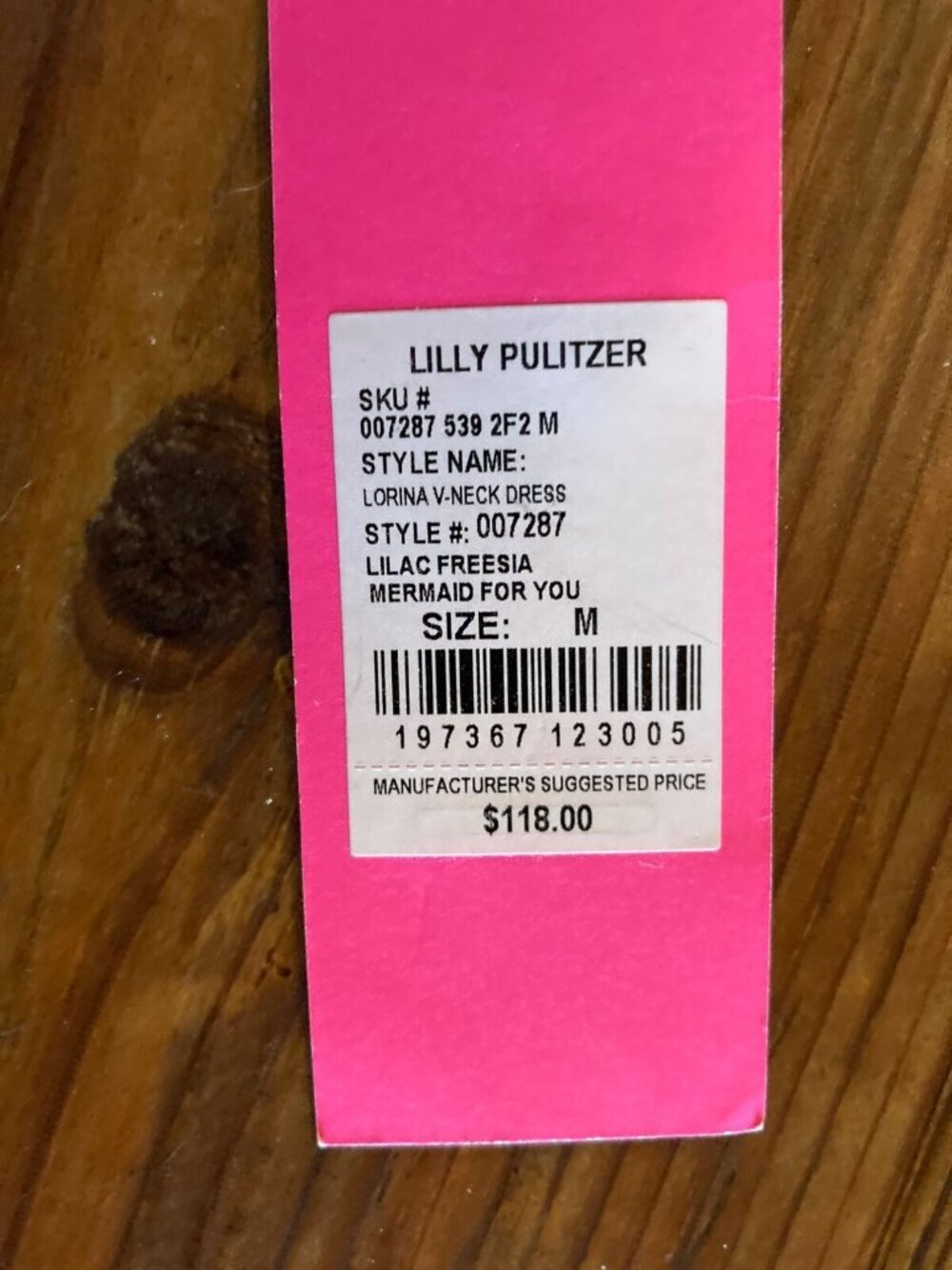 Lilly Pulitzer Lorina Floral V-Neck Swing Dress Medium New with Tags - Picture 2 of 3